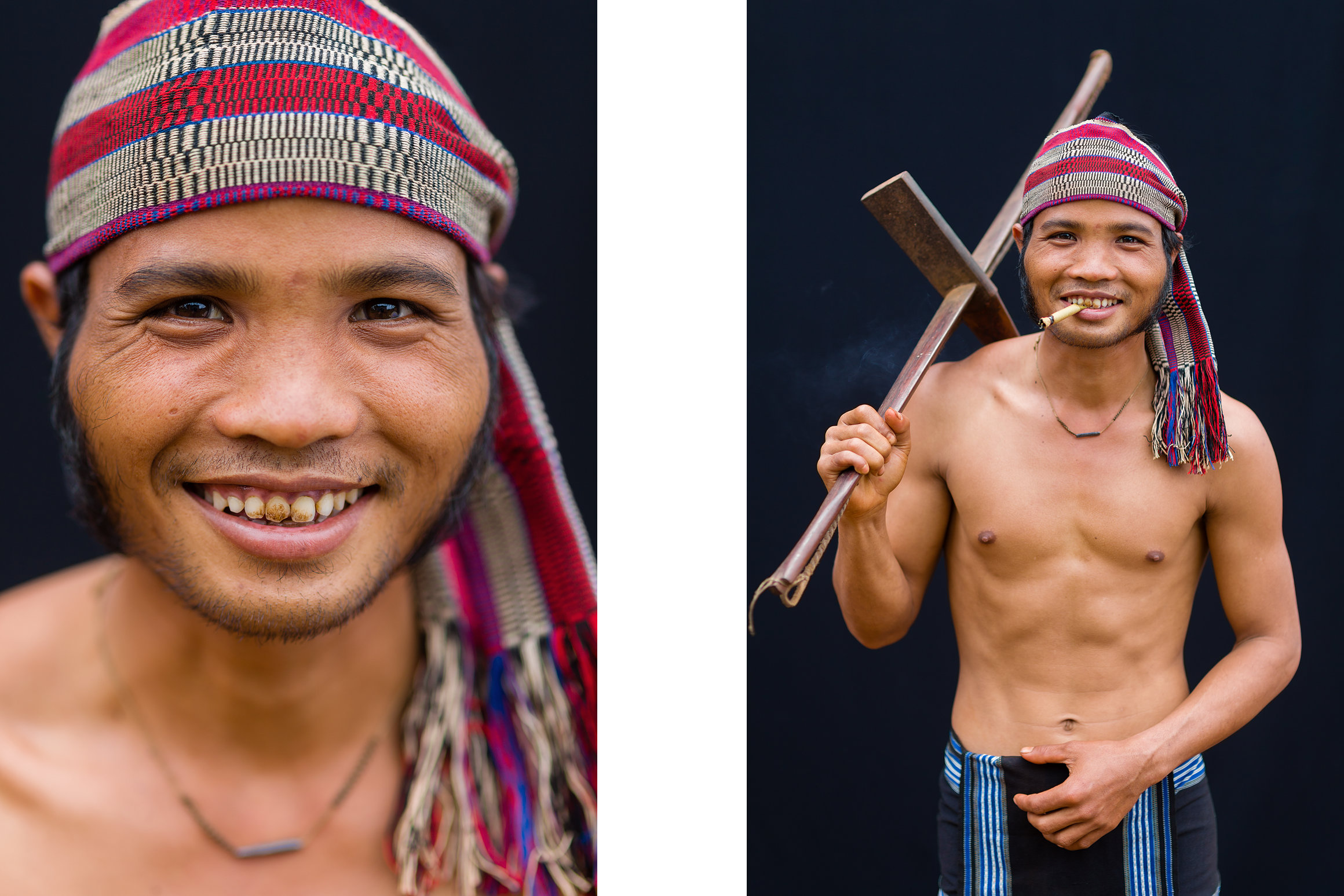 Portrait of a Tompuon ethnic minority man - Ratanakiri, Cambodia