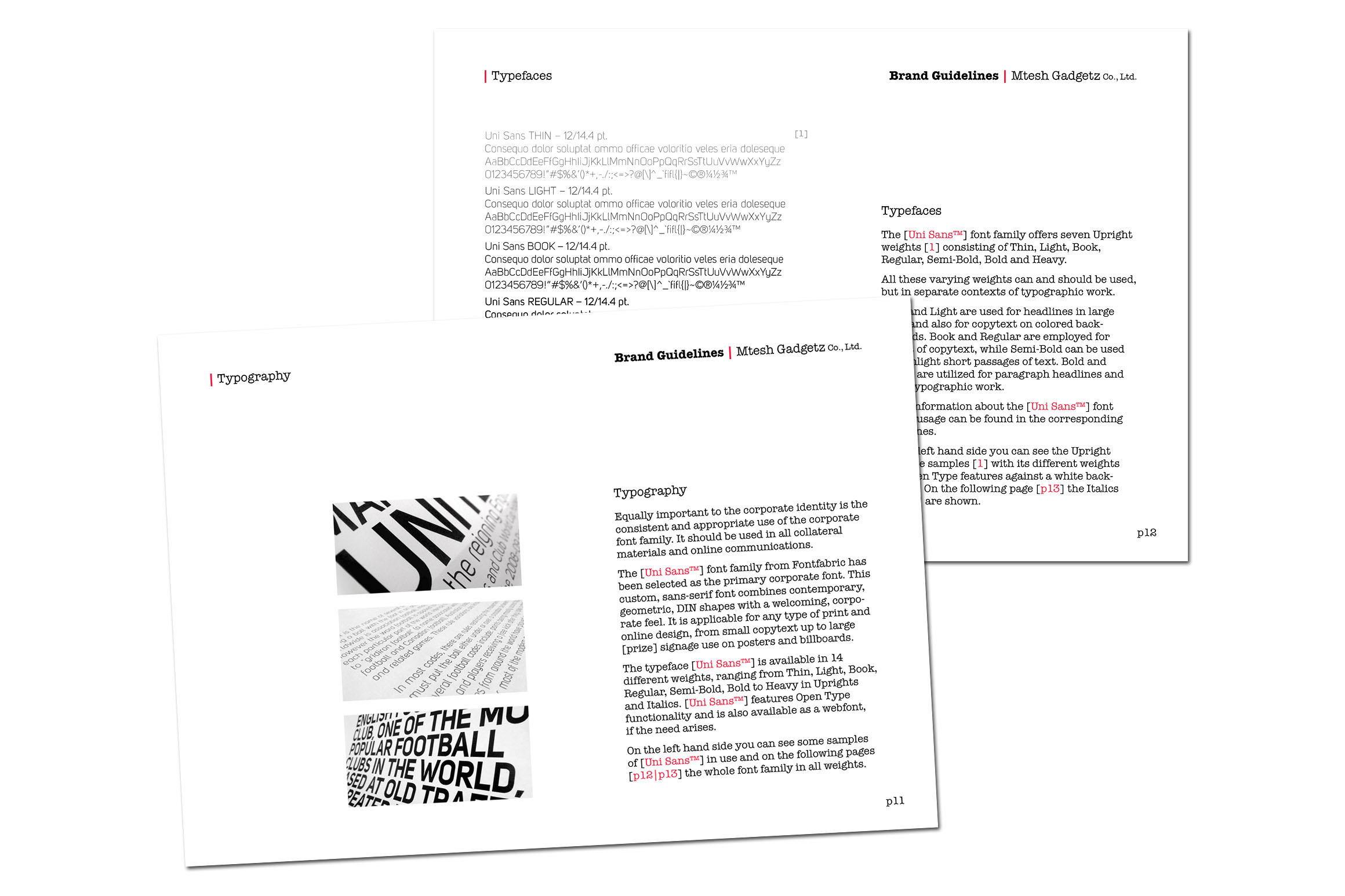 Graphic Design - Corporate Identity Guidebook