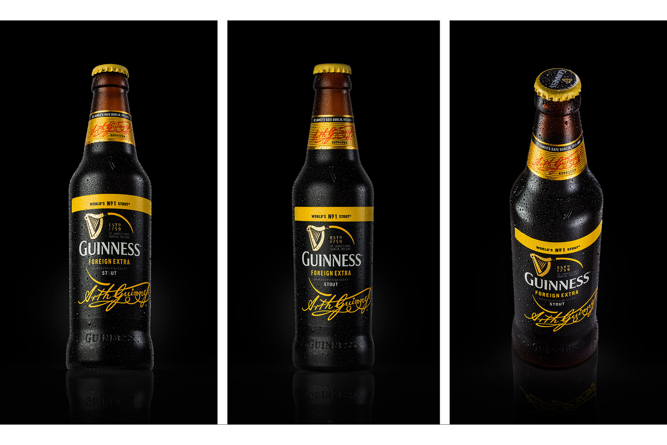 Guinness Beer bottle photography - Cambodia