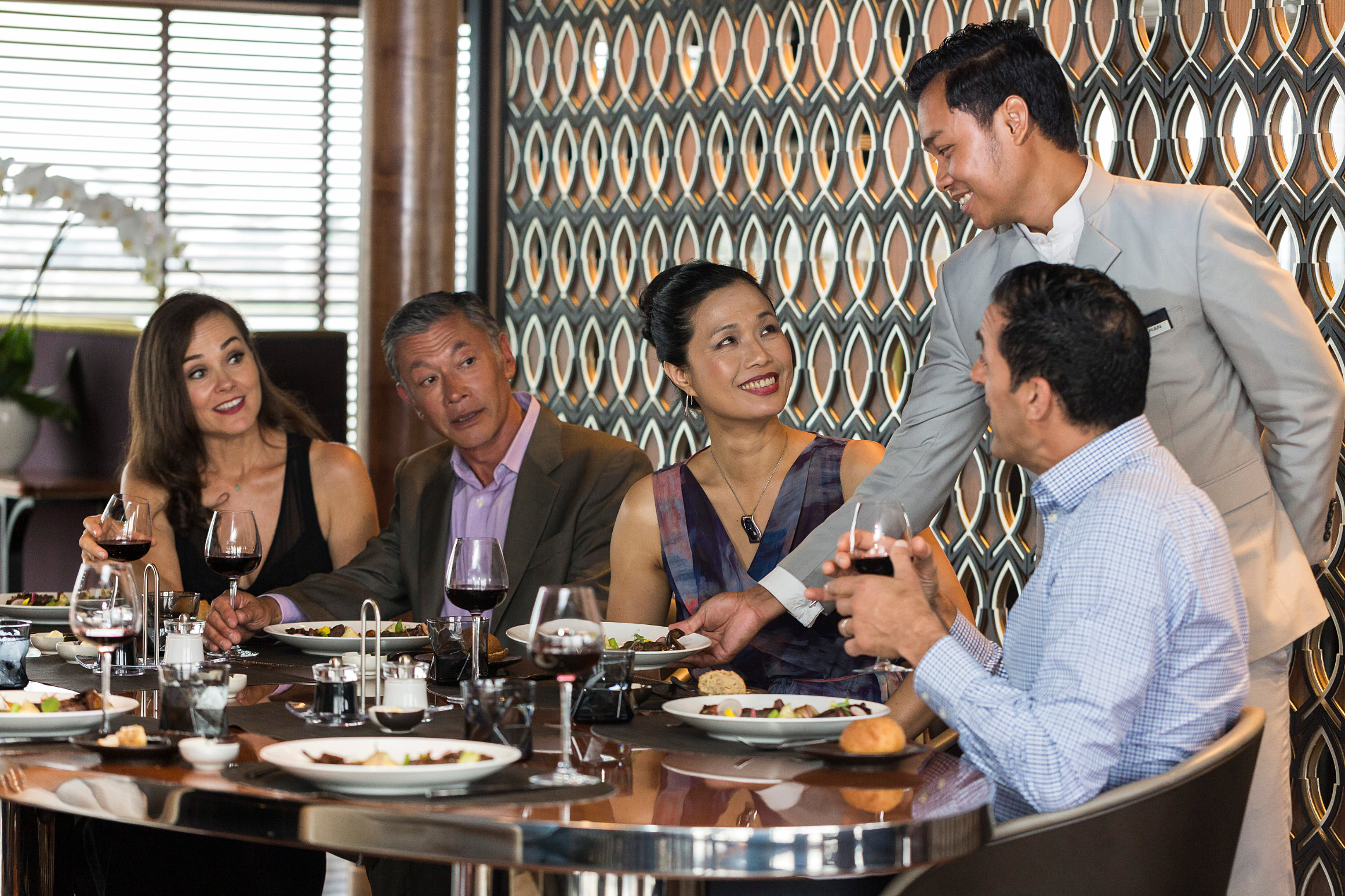 Restaurant Photography with talents - Scenic Cruises, Cambodia