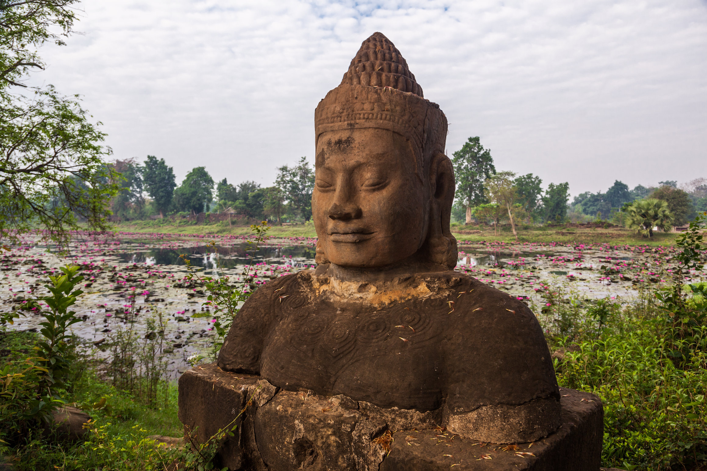 Ancient Khmer statue - Banteay Chhmar, Cambodia